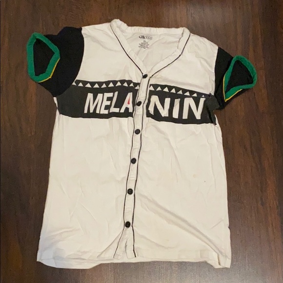 Oversized baseball Button down T-shirt - Picture 1 of 1